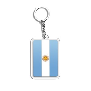 Llavero Acrílico con Bandera Marroquí Impresa a Doble Cara con Logotipo Personalizado, Anillo para Llaves Marroquí para Regalo de Fanáticos del Fútbol - Product Image 4