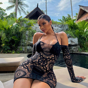 Vêtements pour <span class=keywords><strong>femmes</strong></span> chauds Nylon résille Teddy robes Sexy corps complet fille Lingerie Femme Sexy fête Costumes body - Product Image 3