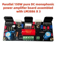 Carte d'amplificateur mono pur DC 150W LM3886 X 3 en parallèle assemblée
