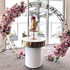 Base para Pastel de Boda de Diseño Nuevo y Popular 2025, Acrílico de Alta Calidad con Iluminación LED Romántica de Lujo - Product Image 2