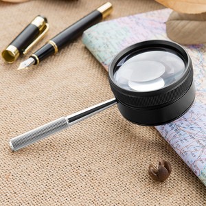 Charles Magnifying Glass 50 Mm Handheld High Definition For Reading And Jewelry Appraisal - Product Image 1