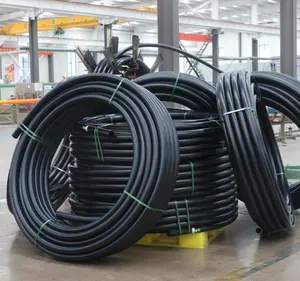 1 inch 2 inch 3 inch high flexibility HDPE polyethylene hign pressure pipe farm irrigation pipe black plastic water pipe roll