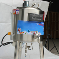 Pasteurisateur de lait et de jus 30L 50L 75L 100L 150L en acier inoxydable Temepring chocolat réservoir de maintien machine à mélanger liquide