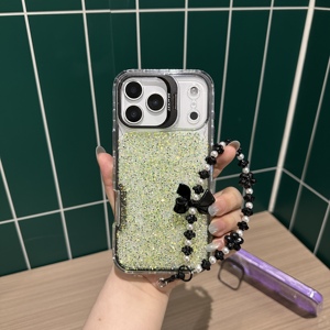 Funda Protectora para Teléfono MOTO G17 Power, con Brillantina Epoxi, Soporte para Cámara, Cadena de Perlas, TPU+PC, Resistente <span class=keywords><strong>a</strong></span> Impactos, <span class=keywords><strong>Precio</strong></span> Directo de Fábrica - Product Image 5