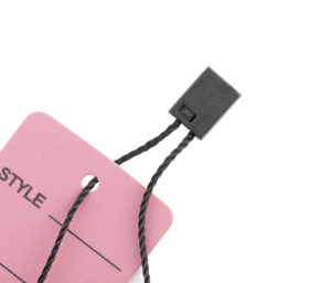 कस्टम प्लास्टिक लॉक लोचदार कॉर्ड हैंग टैग स्ट्रिंग सील टैग - Product Image 4