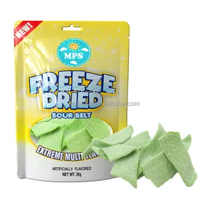 Cheap freeze dried candy supplier wholesale freeze dried sour belt gummy dehydrated candy maker
