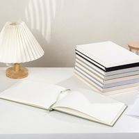 Carnet A4 personnalisé en lin, journal, organisateur, livre d'or, livre de vœux, couverture en cuir, reliure cousue, idéal pour cadeau