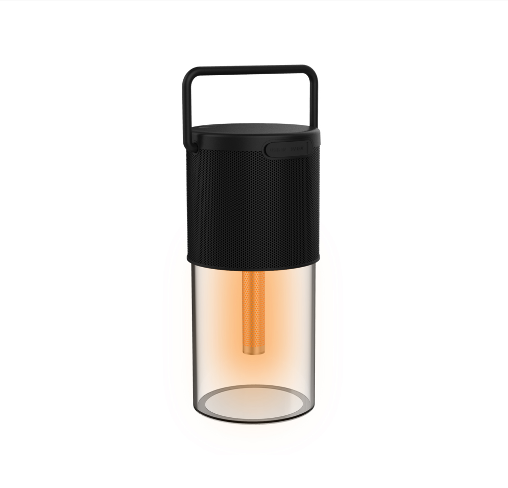 Портативный умный сенсорный беспроводной bluetooth-динамик, светодиодный ночник, прикроватная Настольная лампа с микрофоном