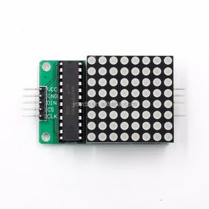 โมดูลจอแสดงผลดอทเมทริกซ์ 8*8 MAX7219 โมดูลดอทเมทริกซ์ โมดูลควบคุมไมโครคอนโทรลเลอร์ - Product Image 1