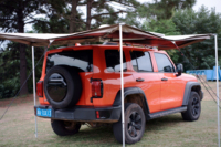 Auvent latéral pour véhicule, côté conducteur, 270 degrés, autoportant, avec éclairage LED, imperméable, UV50+, résistant au vent, pour SUV, fourgonnette, camion