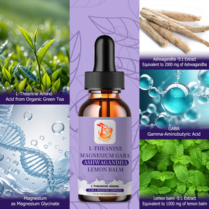 Gotas Líquidas de Alta Potencia con L-Teanina, Magnesio, GABA y Ashwagandha para Apoyar la Salud, Nutrir el Cuerpo y la Mente - Product Image 4