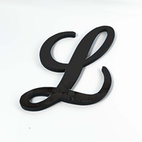 Lettres Cursives – Vente Directe Transfrontalière – Lettres Anglaises en Acrylique Or, Argent, Noir – Autocollants Décoratifs pour la Maison – Meilleures Ventes