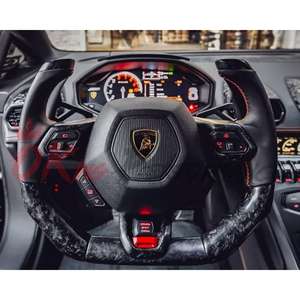 <span class=keywords><strong>Volante</strong></span> de Fibra de Carbono Personalizado en Forma de F1 para <span class=keywords><strong>Lamborghini</strong></span> Huracán LP610 y LP580 y EVO 2014-2025 - Product Image 2