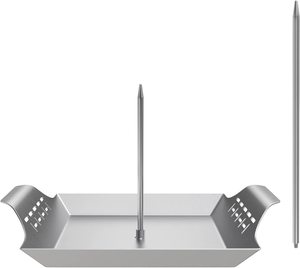 Brochettes verticales en acier inoxydable de 10 pouces pour tacos al pastor, shawarma, barbecue au charbon de bambou, accessoire de cuisson amovible, qualité alimentaire - Product Image 5