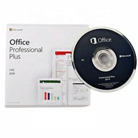MS Office 2019 Pro Plus DVD Versión Completa Comercial Activación en Línea Garantía de 6 Meses Office 2019PP Caja con CD y Tarjeta de Clave en Stock