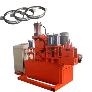 Factory Supply Fully Automatic CNC Flat Iron Pipe Clamp Machine Bending Punching Integrated Pipe Clamp Machine