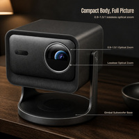   Projecteur Home Cinéma C3 Pro 2800 CVIA MCL39 Triple Laser avec Zoom Optique, Gimbal et Subwoofer