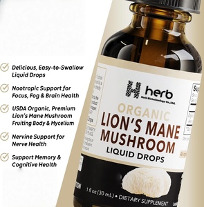 Suplementos OEM de etiqueta privada gotas de extracto de hongos para adultos para aliviar el estrés 60ml líquido oral - Product Image 3