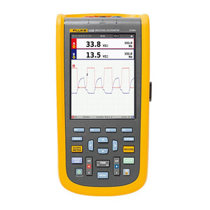 เครื่องบันทึกออสซิลโลสโคปแบบพกพา 124B/S 40 MS/s ความละเอียด 12 บิต มัลติมิเตอร์แบบ True RMS 2 ช่องสัญญาณ 600 V 40 MHz FlukeView - Product Image 1