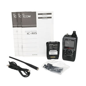 Icom IC-R15 Wideband Communication Receiver Portable <b>Radio</b> <b>Scanner</b> Airband VHF UHF Monitoring Receiver - Product Image 2