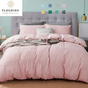 Flourish Bộ Ga Trải Giường Chăn Mùa Đông Châu Âu Thương Hiệu Sang Trọng Bộ Ga Trải Giường 100% Cotton Bộ Ga Trải Giường Vỏ Gối