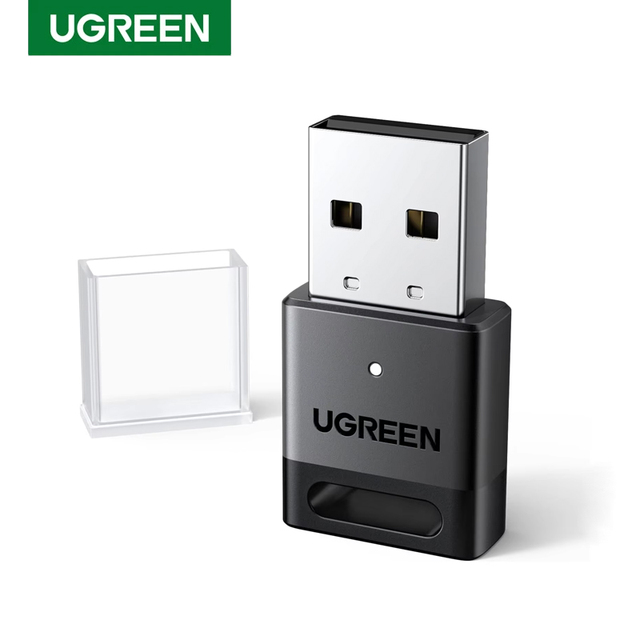 UGREEN USB Blue-tooth 5.4 Adapter Dongle PC Plug & Play Wireless Keyboard Blue-tooth Receiver Transmitter for Windows 11/10/8.1
