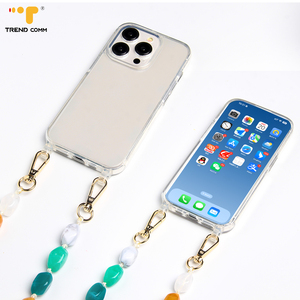 Fashion anti-fall bead anti-lost gradiente catena di colore accessori per telefono custodia e borsa - Product Image 1