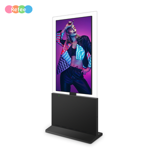 Pantalla LCD Ultra Delgada de 43/55 Pulgadas con Doble Pantalla, Señalización Digital Android con Resolución 4K para Tiendas Minoristas, Centros Comerciales, Gráficos y Animaciones - Product Image 1