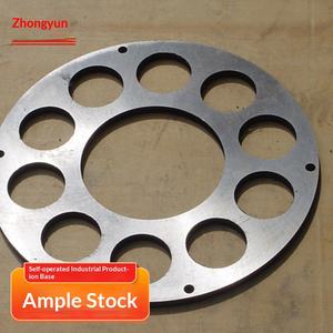 Máquina pulverizadora de placas lineales de acero Zhongyun, máquina de hormigón proyectado húmedo/seco con placa de fricción superior e inferior giratoria, motor de bomba - Product Image 1