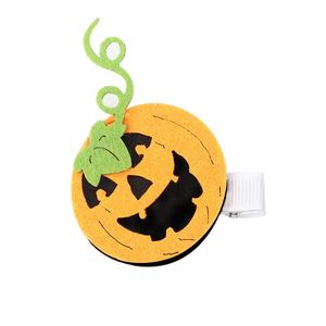 Pinza para el Cabello con Diseño de Calabaza y Fantasma de Halloween, con Brillantina, para Fiestas Infantiles y Uso Diario, Accesorios para el Cabello - Product Image 3