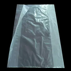 Custom Size Clear Heavy Duty Poly Packing Bags Super Large Plastic LDPE Plastic Flat Bag