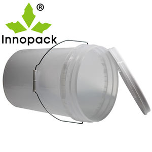 Seau en plastique carré de 20 L de qualité alimentaire avec poignées en plastique, emballage pour huile et peinture de 5 gallons - Product Image 5