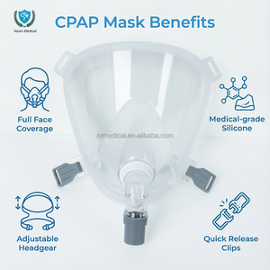 <span class=keywords><strong>Masque</strong></span> facial complet en silicone de haute qualité pour <span class=keywords><strong>appareil</strong></span> CPAP/APAP/BiPAP - Product Image 5