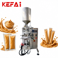 Machine de remplissage et de scellage de pâte à haute performance KEFAI pour la production de beurre de cacahuètes pour les entreprises