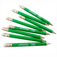 Crayons verts standard HB personnalisés Works Mini Golf, lot en vrac
