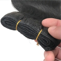 Extensions de cheveux vietnamiens de haute qualité, double trame, super tirées, noires, lisses, extensions de cheveux naturels provenant du fournisseur vietnamien