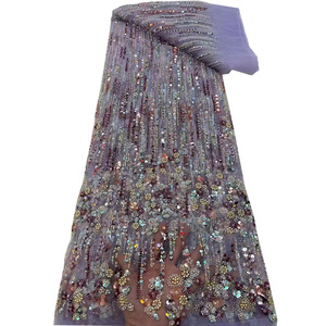 Nhà Máy Giá Blush <span class=keywords><strong>Net</strong></span> thêu phi ren vải Sequins đính cườm buổi tối Ren Vải cho phụ nữ - Product Image 1