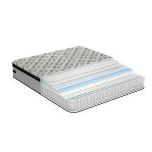 Colchón King Size, Venta Directa de Fábrica, Espuma Viscoelástica en Gel, Resortes Encapsulados, Colchones Comprimidos, Muebles para Sala de Estar - Product Image 1