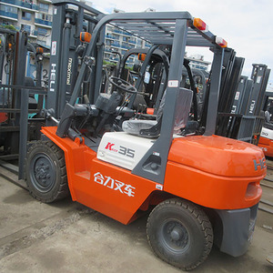 Chariot élévateur diesel manuel 3 tonnes Heli FD30 FD35, mini transpalette avec siège conducteur, moteur AC, longueur fourche 1070 mm, largeur fourche 150 mm, tout-terrain - Product Image 4