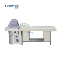 Lit de shampooing multifonctionnel moderne en métal avec table de massage et bassin de hydrothérapie