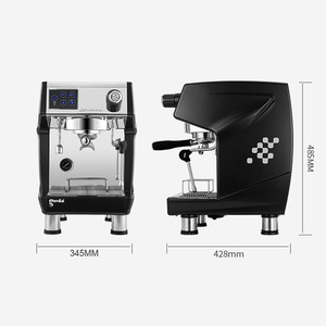 Machine à café expresso commerciale semi-automatique Casadio Old Single Gemilai 3200D électrique 110 V avec distributeur de lait rouge automatique - Product Image 2