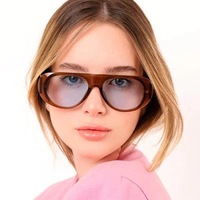 Lunettes de soleil pilote, mode bon marché, sport, vente en gros, classiques, promotion pour femmes, lunettes de soleil en plastique recyclé, lunettes de soleil de créateur personnalisées pour hommes