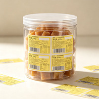 Étiquettes autocollantes personnalisées en papier couché imperméable pour la sécurité alimentaire, pour l'emballage des aliments, des bocaux, des bouteilles, des sacs