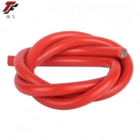 Fil de câble en caoutchouc de silicone ultra doux 50 70 95 mm résistant aux hautes températures 1 conducteur toronné 4AWG usine directe 600V évalué