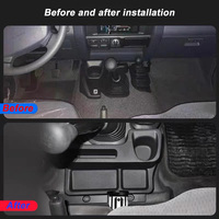 Nouveau ABS voiture Center Console organisateur accoudoir boîte de rangement plateau conteneur porte-palette pièces Toyota Land Cruiser LC70 71 76 79