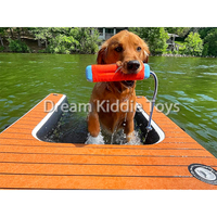 Rampe flottante gonflable durable pour chien pour quai de natation pour chiens rampe d'escalier pour chien portable Pat gonflable