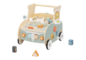 Juguete de <span class=keywords><strong>Madera</strong></span> Montessori con Cuentas para Enhebrar, Tablero de <span class=keywords><strong>Actividades</strong></span>, Andador para Bebés, <span class=keywords><strong>Caja</strong></span> de Clasificación - Product Image 5