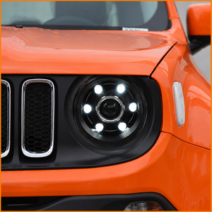 Pour Jeep Renegade 2016-2021, ensemble de phares LED avec double lentille de projecteur, halo étoilé DRL, remplacement plug and play - Product Image 5