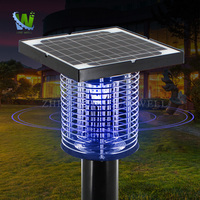 Fabriek Buiten Zonne-Muggenmoordenaar Lamp Binnenplaats Tuin Muggenmoordenaar Verlichting Dual-Purpose Elektrische Schok Muggenmoordenaar