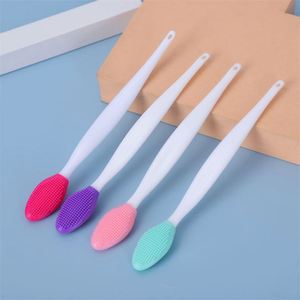 Double Sided Exfoliating Lip <b>Scrub</b> <b>Brush</b> Silicone Cleaning <b>Brushes</b> Silicone Exfoliating Soft Lip <b>Brush</b> Silicone Lip - Product Image 1